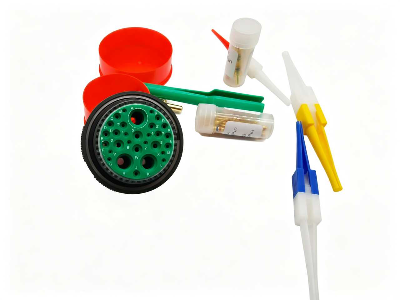 D38999/26WJ20PN Circular Optical Socket Connector Industrial Fiber Optic Interconnect Socket